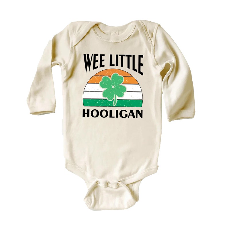 Wee Little Hooligan St. Patrick's Day Baby Sweatshirt