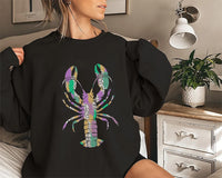 Mardi Gras Crawfish Sweatshirt, Crawfish Gift