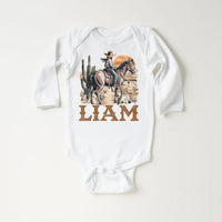 Personalized Cowboy Baby Sweatshirt, Western Baby Outfit