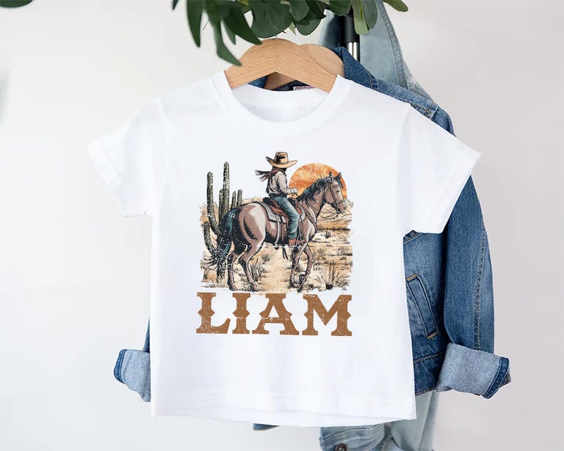 Personalized Cowboy Baby Sweatshirt, Western Baby Outfit