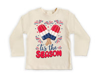 4th of July Baby Baby Sweatshirt, Fireworks Ice Cream Baby Outfit