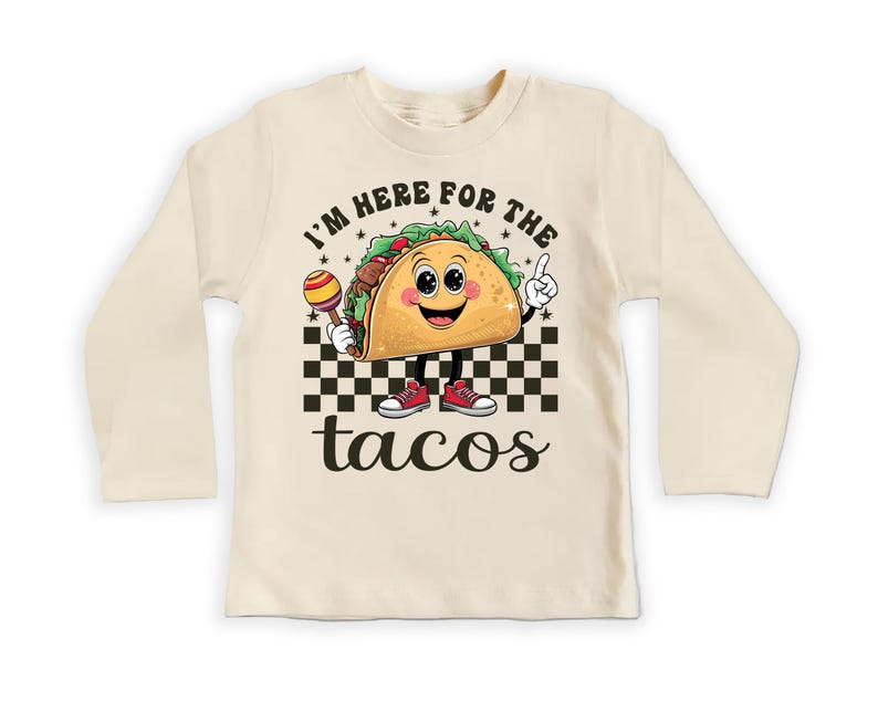 I'm Here For The Tacos Baby Bodysuit, Cinco De Mayo Baby Outfit