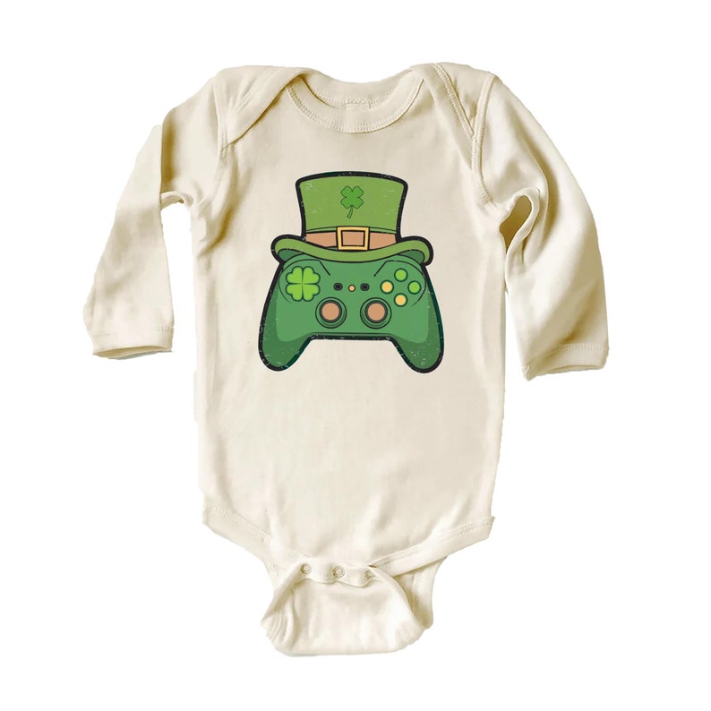 Video Game Controller Irish Gamer Baby Shirt