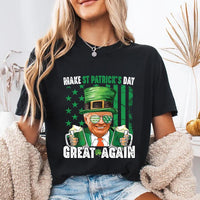 Make St. Patrick's Day Great Again Short Sleeve T-Shirt