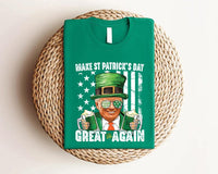 Make St. Patrick's Day Great Again Short Sleeve T-Shirt