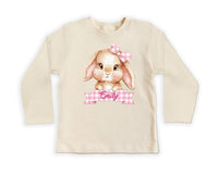 Personalized Easter Bunny Baby Sweatshirt, Adorable Bunny Pullover