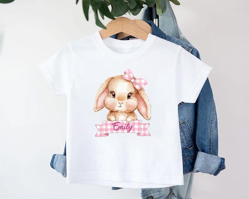 Personalized Easter Bunny Baby Sweatshirt, Adorable Bunny Pullover