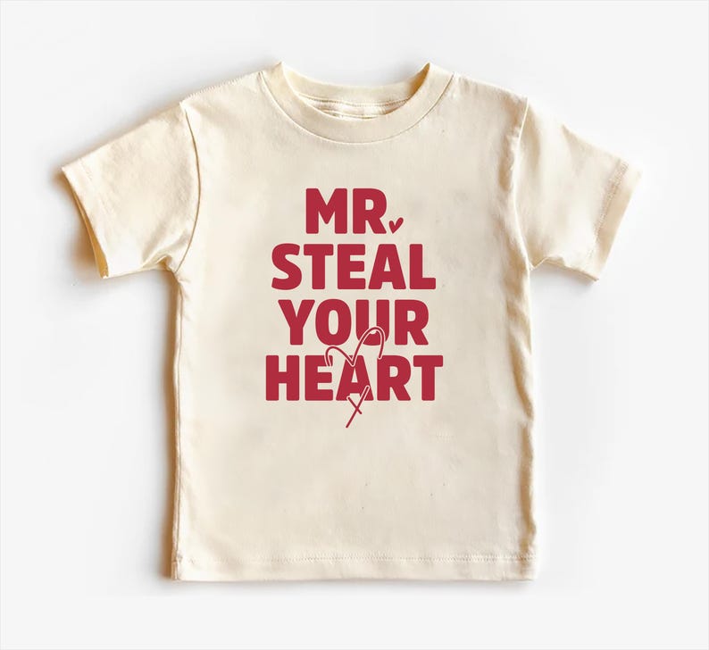 Mr. Steal Your Heart Baby Bodysuit, Adorable Boy Valentine Pullover