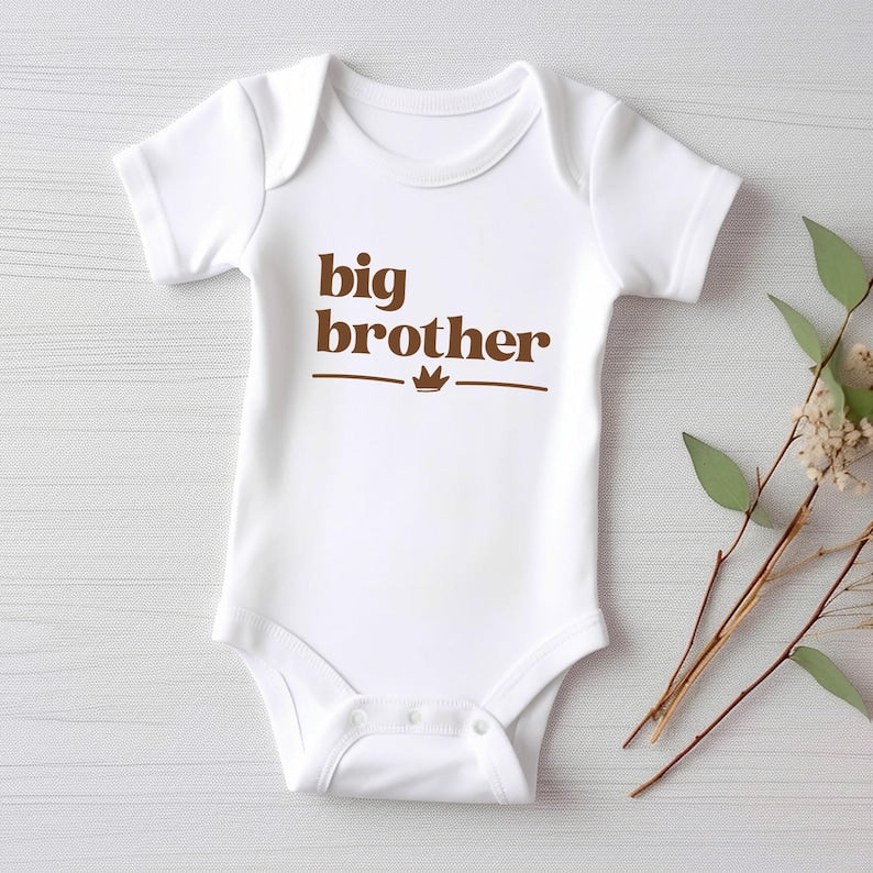 Big Brother Baby Sweatshirt, Pregnancy Announcement Outfit for Boys