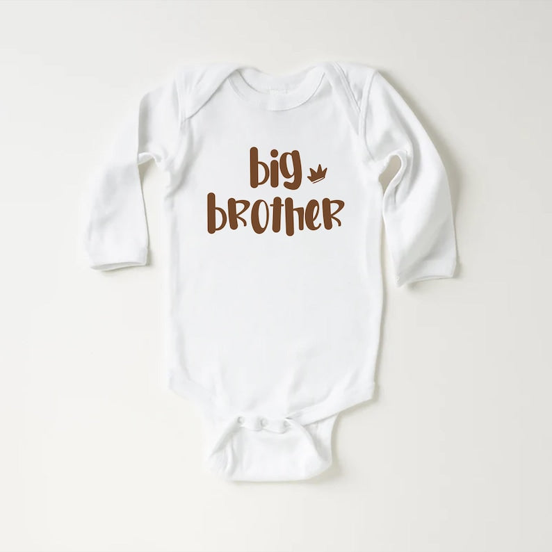 Big Brother Baby Shirt, Pregnancy Announcement Outfit for Boys