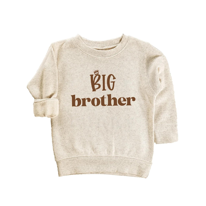 Big Brother Baby Sweatshirt, Pregnancy Announcement Outfit for Boys