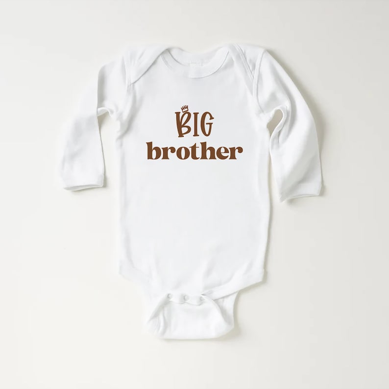 Big Brother Baby Sweatshirt, Pregnancy Announcement Outfit for Boys