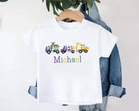 Construction Parade Baby Shirt, Mardi Gras Parade Shirt for Kids