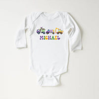 Construction Parade Baby Shirt, Mardi Gras Parade Shirt for Kids