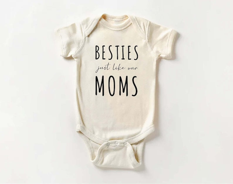 Cute Besties Baby Shirt, Adorable Newborn Baby Gift