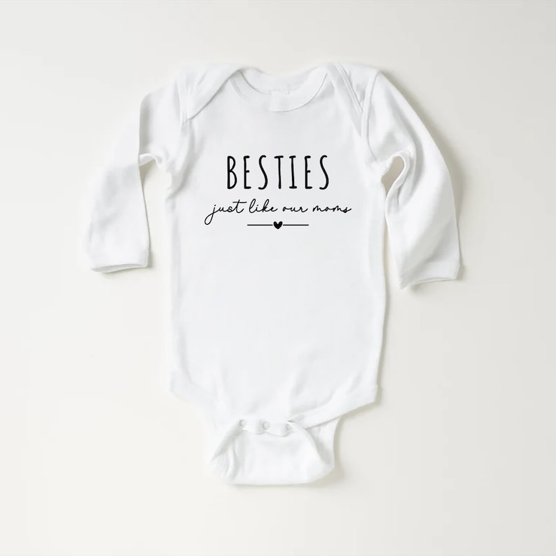 Cute Besties Baby Sweatshirt, Adorable Newborn Baby Gift