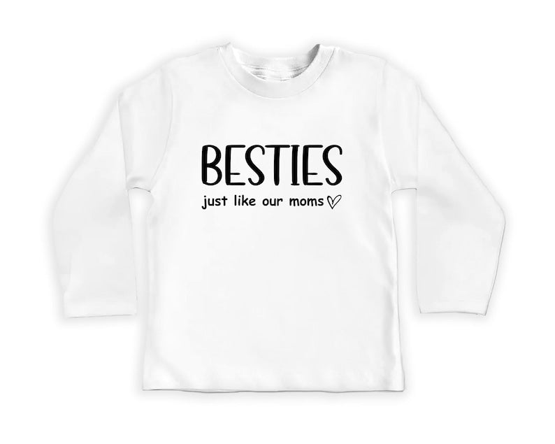 Cute Besties Baby Sweatshirt, Adorable Newborn Baby Gift