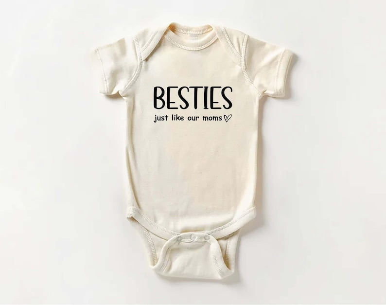 Cute Besties Baby Sweatshirt, Adorable Newborn Baby Gift