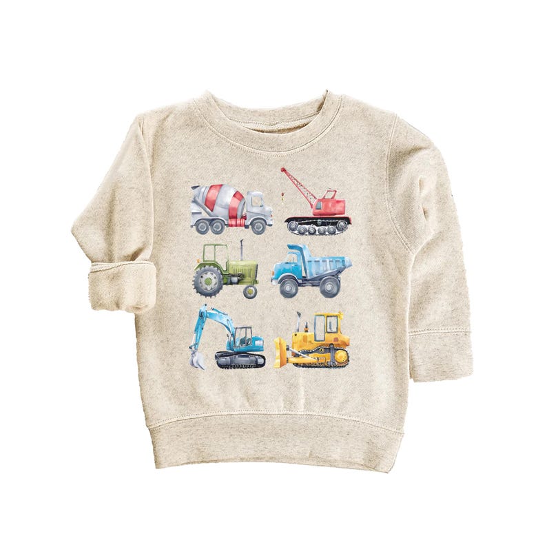 Truck Construction Baby Shirt, Excavator Truck Lover Outfit