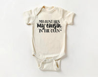 My Aunt Has My Cousin In The Oven Baby Shirt, Cute Family Gift