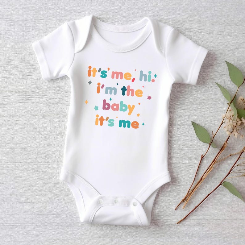 It's Me Hi I'm The Baby It's Me Baby Shirt, Adorable Baby Shower Gift