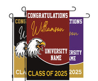 Personalized Graduation 2025 Garden Flag, Double Sided, Custom College Bound, Outdoor Graduation Decoration Yard Sign, Class of 2025 Flag