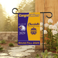 Personalized College Bound Garden Flag, Double Sided Future Graduate Custom Decor, University Bound Yard Sign, Class of 2025 Graduation Flag