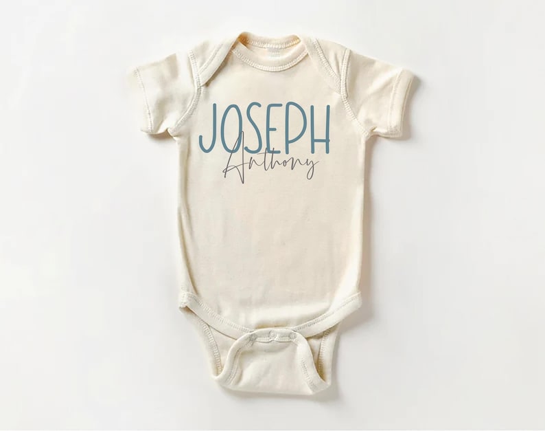 Personalized Baby Shirt, Adorable Custom Gift for Boys