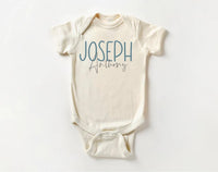 Personalized Baby Shirt, Adorable Custom Gift for Boys