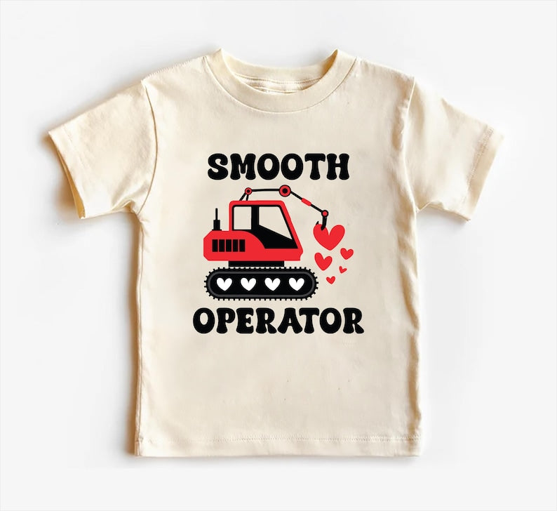 Construction Valentine Baby Sweatshirt, First Valentines Day Outfit