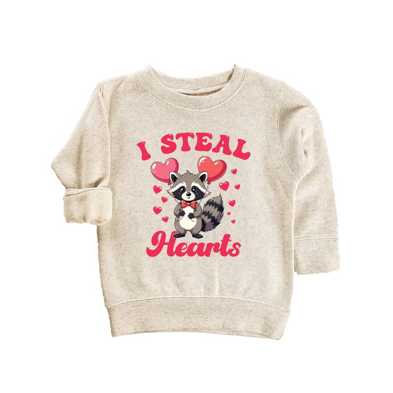 I Steal Hearts Baby Shirt, Cute Animal Valentine Outfit