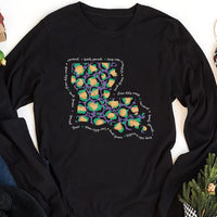 Louisiana Mardi Gras Long Sleeve Shirt