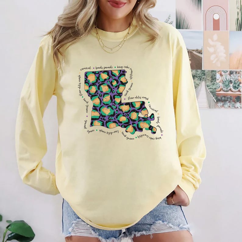 Louisiana Mardi Gras Sweatshirt