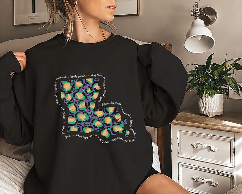 Louisiana Mardi Gras Sweatshirt