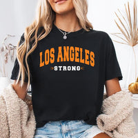 Los Angeles Strong Short Sleeve T-Shirt, LA Graphic Forest Outfit