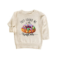 They Found Me in the King Cake Baby Shirt, Minimalist Baby Shower Gift