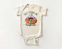 They Found Me in the King Cake Baby Shirt, Minimalist Baby Shower Gift