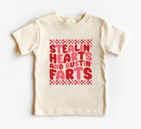 Stealin’ Hearts and Bustin’ Farts Baby Sweatshirt