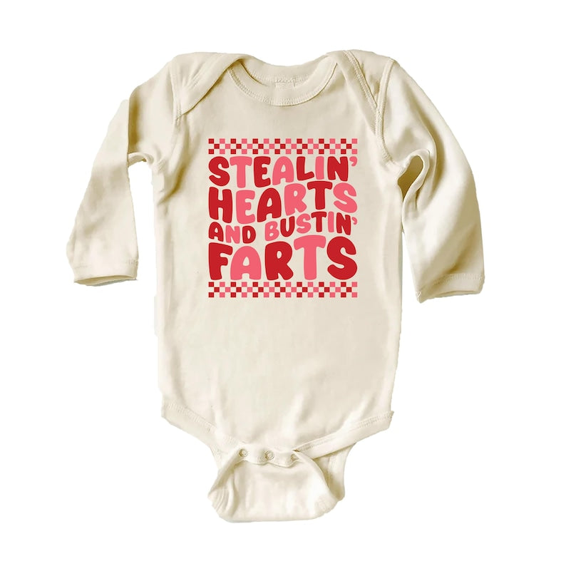 Stealin’ Hearts and Bustin’ Farts Baby Sweatshirt