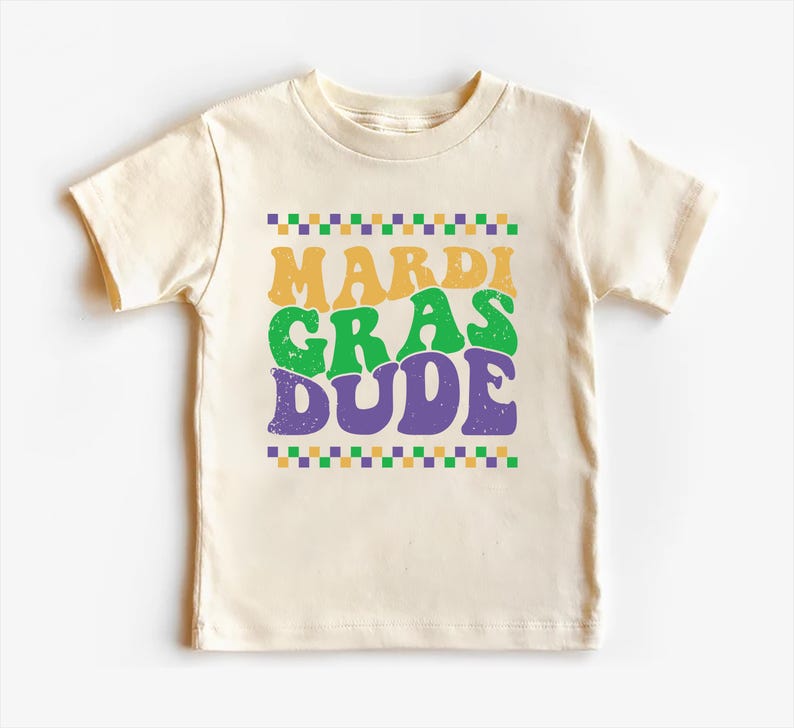 Mardi Gras Dude Baby Sweatshirt, Boys Festive Toddler Outfit for Mardi Gras