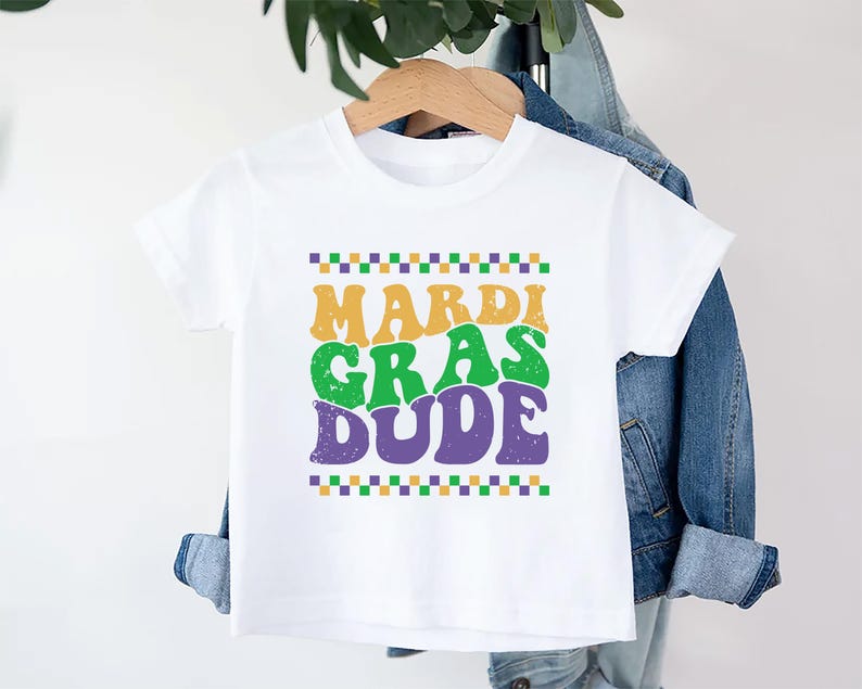 Mardi Gras Dude Baby Sweatshirt, Boys Festive Toddler Outfit for Mardi Gras