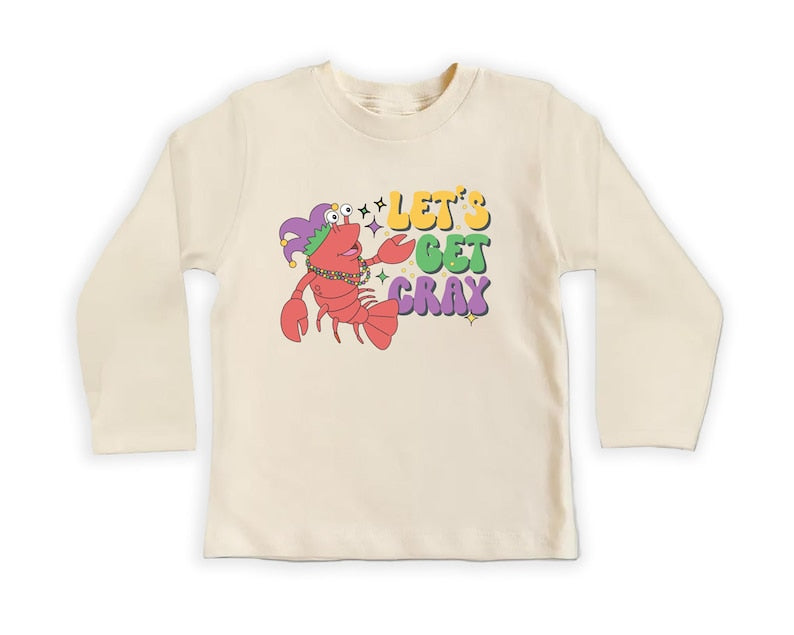 Let’s Get Cray Mardi Gras Baby Sweatshirt