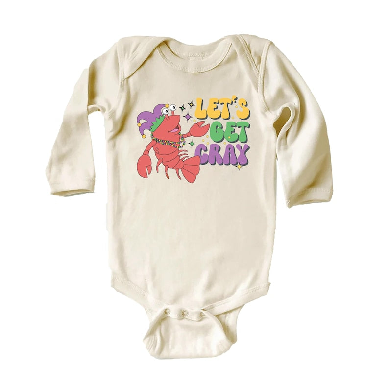 Let’s Get Cray Mardi Gras Baby Sweatshirt