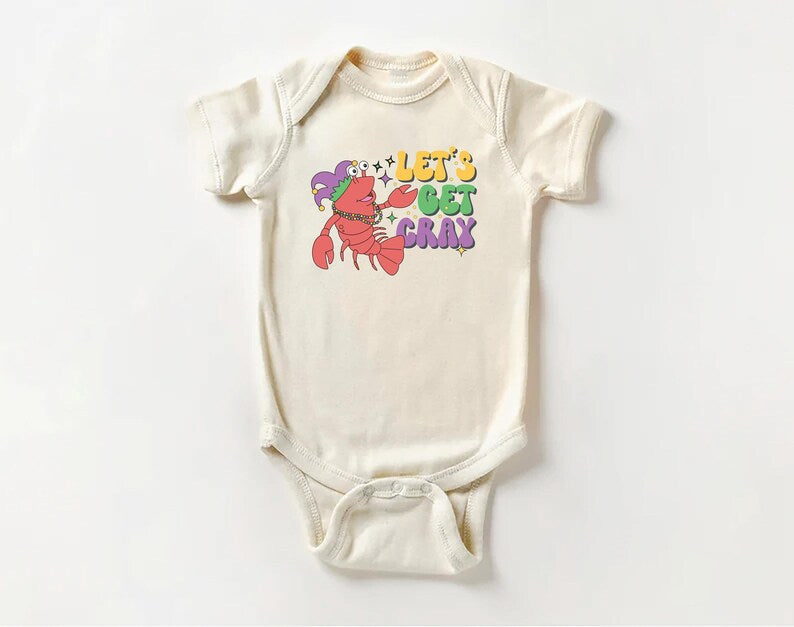 Let’s Get Cray Mardi Gras Baby Sweatshirt