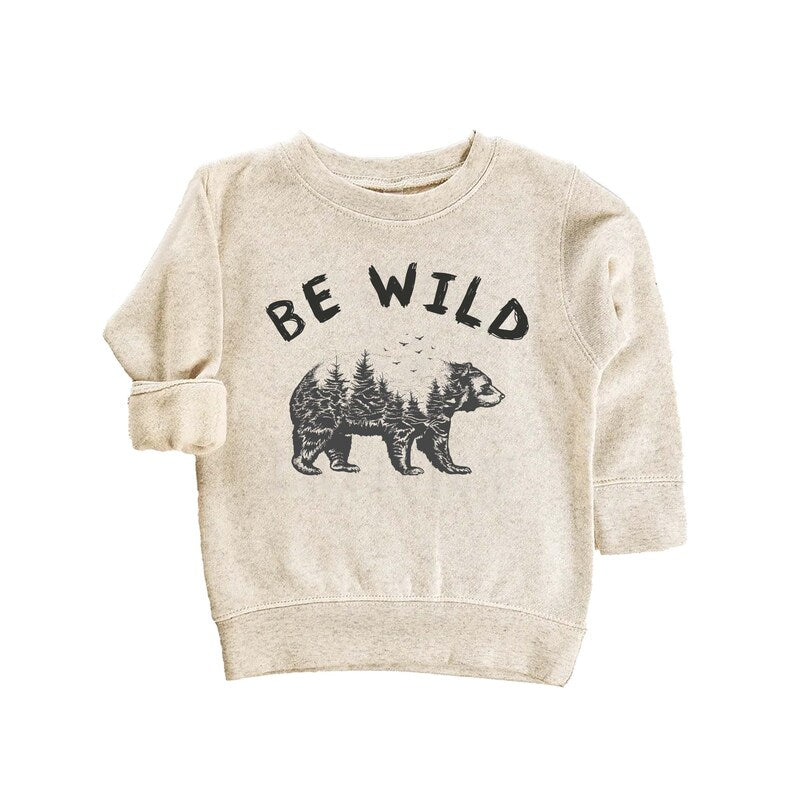 Be Wild Baby Shirt, Outdoor Camping Baby Clothes