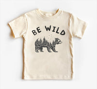 Be Wild Baby Shirt, Outdoor Camping Baby Clothes