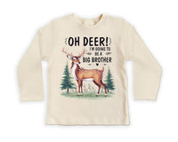 Oh Deer I’m Going to Be a Big Brother Baby Bodysuit