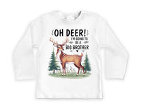 Oh Deer I’m Going to Be a Big Brother Baby Bodysuit