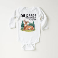 Oh Deer I’m Going to Be a Big Brother Baby Sweatshirt