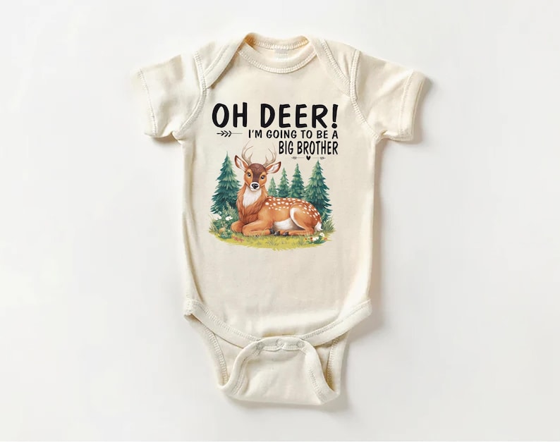 Oh Deer I’m Going to Be a Big Brother Baby Sweatshirt